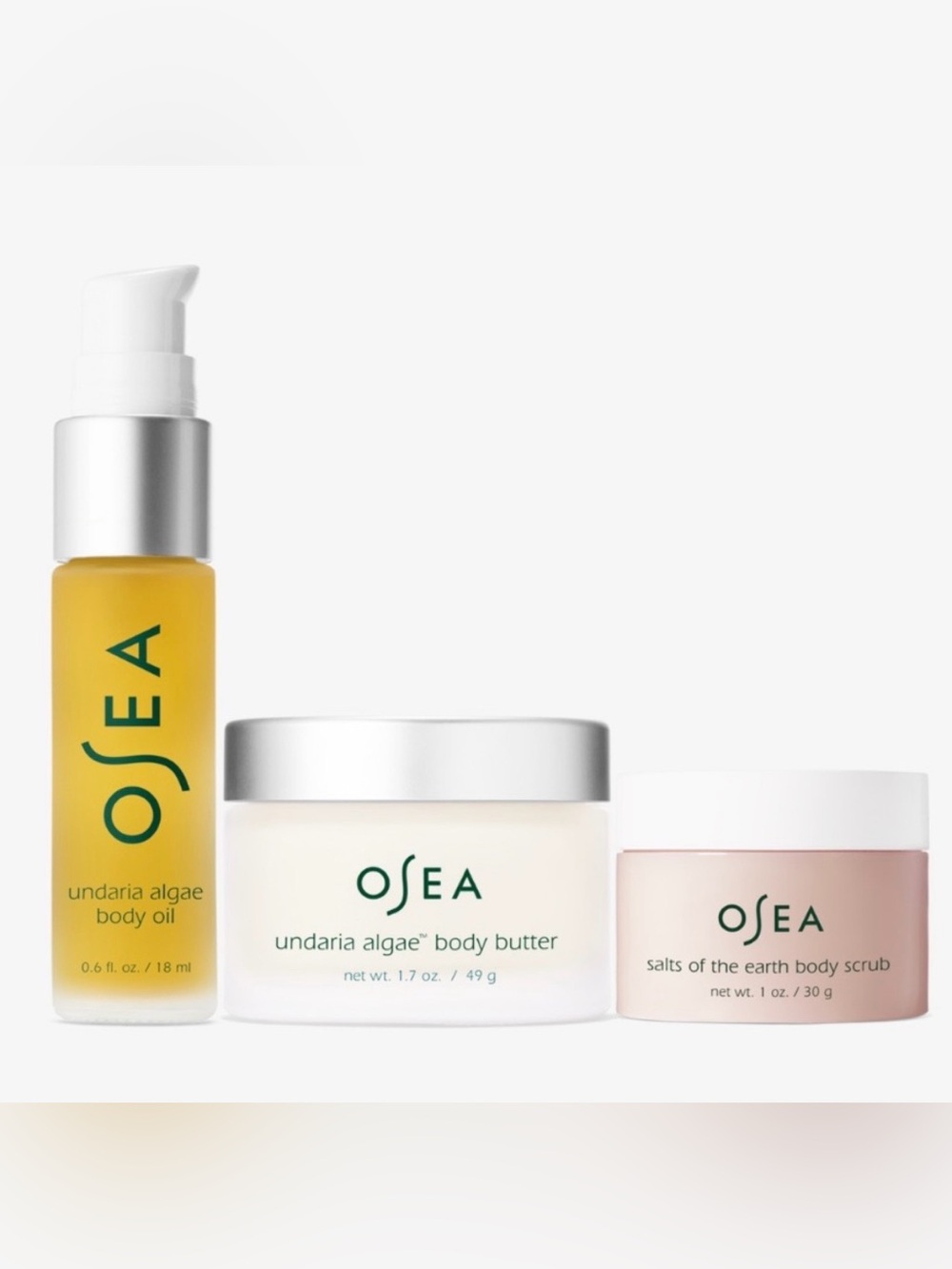 OSEA Glow All Over Body Travel Size Set Value $52